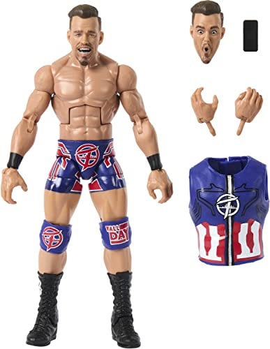WWE Elite Collection Action Figure Austin Theory with Accessory Figurine d'action de Combat Elite Series