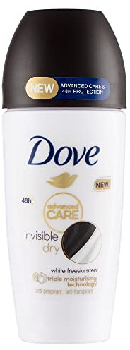 12x Dove Deo Advanced Care Invisible Dry Roll On Deodorant Antitranspirant Deodorant 48 Stunden 50 ml + Italian Gourmet Polpa 400g