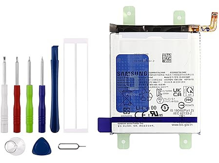 Vvsialeek NEU EB-BS918ABY Ersatz Akku für Samsung Galaxy S23 Ultra mit kostenlosem Toolkit.