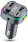 Bluetooth 5.3 FM Bluetooth Transmitter Auto, 48W Dual USB Bluetooth Auto Adapter, Wireless Radio Receiver, Freisprechen, Musikplayer Unterstützung TF Karte/U-Disk, mit Lichtschalter Autoladegerät Car