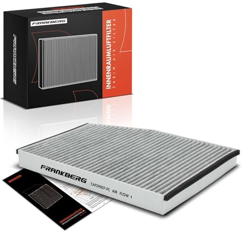 Frankberg Innenraumfilter Pollenfilter mit Aktivkohlefilter Kompatibel mit Tourneo Custom V362 Bus F3 Transit Custom V362 Bus F3 Transit V363 Bus FAD FBD Replace# 1812679