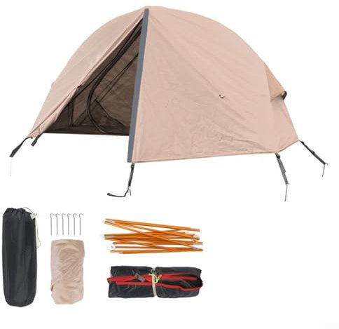 Sileduove Waterproof, Floorless 2-Layer Outdoor Camping Sleeping Bed Raised Tent (Camel)