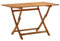 Myheimly Akazienholz Massiv Gartentisch Klappbar Terrassentisch Balkontisch Gartenmöbel Tisch Klapptisch Esstisch Holztisch Braun,120 x 70 x 75 cm