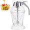 Honigspender aus Glas – Honigbehälter Ständer – Honig-Sirup-Topfspender | Honigglas Flasche Dipper | Ahornsiruphalter Honigsirup | Sirupspender kein Tropfen Gießen