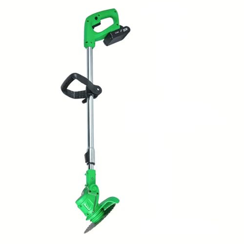 Billg Desbrozadora Electrica 20v Cortacesped Manual Cortabordes para Exterior Potente Cortacesped CortacéSped InaláMbrica para CéSpedes/Jardi Mango Ajustable, Tubo Telescópico