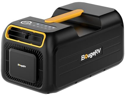 BougeRV Aire acondicionado portátil de 3500 BTU, 5 en 1, CA 100 V-240 V, 3 m de alcance, mini aire acondicionado con asa, apto para autocaravanas, tiendas de campaña, camiones y camping