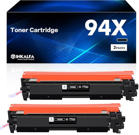 inkalfa 94X CF294X Toner: Kompatibel für HP Laserjet Pro MFP M148dw M148fdw M149fdw M118dw M148 M149 M118 Toner 94X 94A CF294X CF294A Toner(Schwarz, 2er-Pack)