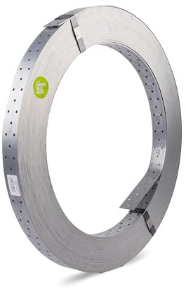 Alberts 339036 Rispenband | sendzimirverzinkt | 50 m, 40 x 2 mm