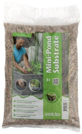 Velda 123020 Wachstumssubstrat für Mini-Teiche, Mini Pond Substrat, 5 l
