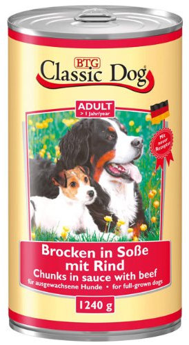 Classic Dog Dose Ente 1240g, Futter, Tierfutter, Nassfutter für Hunde