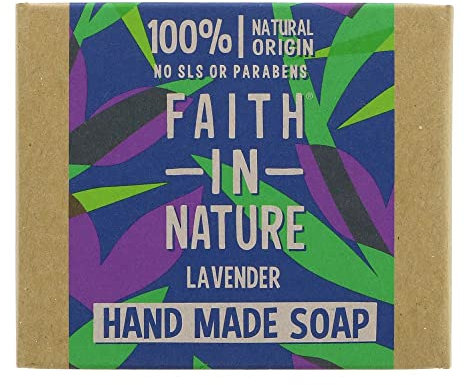 6 Pack of Faith in Nature Lavender Pure Veg Soap 100 g