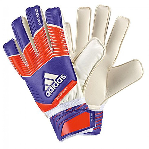 adidas Erwachsene Torwarthandschuhe Predator Fingersave Replique, Night Flash S15/Solar Red/White, 10