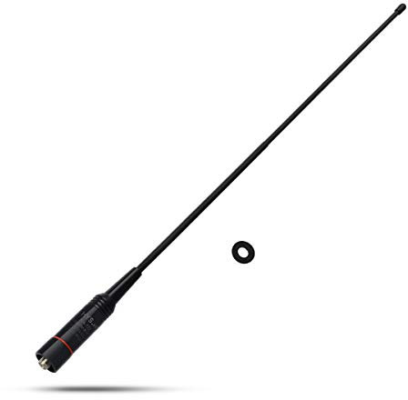 HYS-772 VHF/UHF Dual Band Soft Whip SMA Female Antenna/Aerial for BaoFeng UV-5R GT-3 UV-82 BF-888S UV-B6 PX-888K TG-UV2