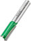Trend CraftPro Straight Two Flute Router Cutter Bit, 1/4 Inch Shank, 7.5mm Cut Diameter & 19mm Cut Length, Tungsten Carbide Tipped, C010AX1/4TC