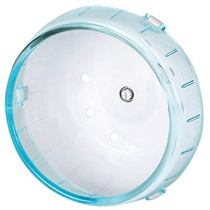ZOOPOLR Laufrad für Hamster, Rennmäuse oder Mäuse, 11,9 cm, Blue Running Wheel