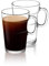 View Lot de 2 tasses en verre pour latte, cappuccino, thé (env. 270 ml)