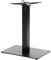 Dublino Premium Tischgestell Metall - PJ7090 | schwarz | Höhe 73 cm | Bodenplatte 60x40 cm | max. Tischplattengröße 120x80 cm | Ideal für Esstische