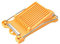 MagiDeal Generic Luncheon Meat 304 Reinforced Stainless Steel Boiled Cutter, Yellow