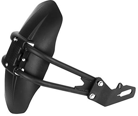 Moto Parafango Posteriore Della Copertura Posteriore Parafango Protector Fit per Yamaha Nero 1Set