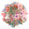 Lychii Scrapbooking Aufkleber, 240 Stück PVC Dekorations Aufkleber mit Natürlichen Pflanzen und Blumen, Klebeaufkleber für Albumhandwerk, Kalenderplaner, DIY-Kunst