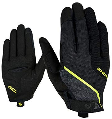 Ziener Herren CLYO Touch Long Fahrrad, Mountainbike, Radsport-Handschuhe | Langfinger mit Touchfunktion - atmungsaktiv/dämpfend
