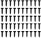 Electric Guitar Bass Pickguard Screws 3mm Pick Guards Scratch Plate Mounting Screws for Fender Strat ST Tele TL Stratocaster Telecaster Gibson LP Les Paul SG (Black)