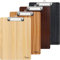 Uquelic Porte Bloc A5 Avec Pince - Lot de 4 - Planchettes à Pince, Porte Document A5 Avec Clip à Profil Bas | Porte Bloc Pour Bureau, Salle de Classe, le Restaurant (Couleurs différentes, A5)