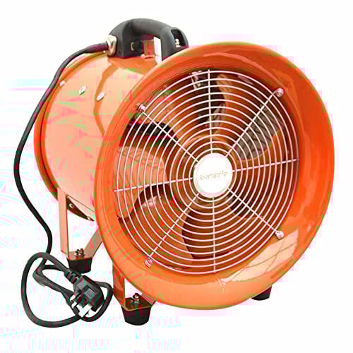 AirTech-UK Portable Extractor Fan Industrial Ventilator Axial Blower Workshop 12 300mm