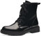 MARCO TOZZI Stivaletti Donna con Lacci in Pelle Sintetica Bassi, Black Brush, 36 EU