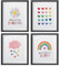 Inspirierendes Zitat You Are My Sunshine Posterdrucke für Zuhause, Mädchenzimmer, Kinderzimmer, Klassenzimmer, Boho, Sonne, Regenbogen, Wolke, Herzen, Dekorationen, Drucke, 4 Stück, 20.3x25.4 cm