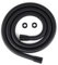 Hibbent 16mm (Outer)/10mm(Inner) Large Bore Shower Hose 1.5m -Supper Low Water Pressure Boosting Shower Hoses with Black, Universal Anti-Kink and Leak-Proof
