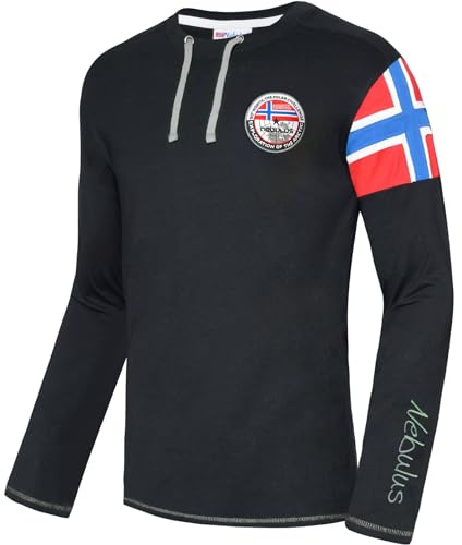 Nebulus Herren Langarmshirt FRERK, Longsleeve, Rundhalsausschnitt