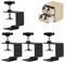 VANROUG 4 Pcs Drawer Front Installation Clamps, C-Clamp Base Stand - Stainless Steel Tiger Clamp for Woodworking Welding Mounting Fixed Repairodworking Repair fixtures