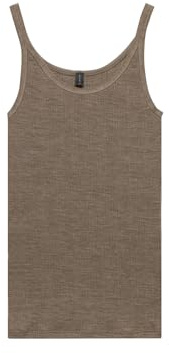 Dilling Damen Merino Trägerhemd aus 100% Bio-Merinowolle – Nachhaltiges Unterhemd ohne Superwash