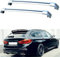 KARDZ Auto Dachträger Crossbar für BMW 5-Series Touring Wagon 5-dr Estate G31 2017-2021, Aluminium Mit Schloss Schiene Einstellbare Diebstahl-Bars Lastenträger Zubehör,B-Silver