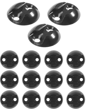 Flaconi 15 Stück Airlineschiene Zurrplatte Zurrpunkt,Airlineschiene Zurrpunkt,Airlineschiene Zurrpunkt Zurrplatte,Geeignet für Sicherung von Fracht oder Ausrüstung im Flugzeug,Wohnmobil,Transporter