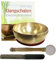 Therapie KLANGSCHALE 600-700g + BUCH Peter Hess 5-tlg Klangmassage SET. KLEINE HERZSCHALE Handarbeit NEPAL + Klöppel + ZUBEHÖR. 70192-2