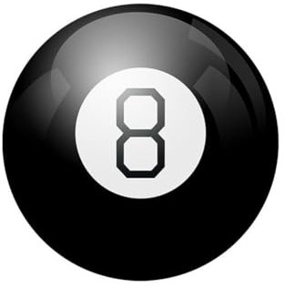 GIWFBQTR Magic 8 Ball Toy and Game Fortune Teller Ask Questions Reveal Answers for Friends and Fun for Kids