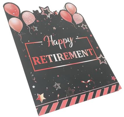 OSALADI Tarjeta Gigante de Despedida para Jubilación con Elegante Tarjeta para Hombres y Mujeres Decoración de Fiesta Jumbo para Celebraciones Especiales