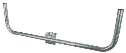 Koscom Doppel-Mastausleger 38900 2×550 mm | Halterung für Satellitenschüssel, Antennen & Wetterstationen an bestehenden Masten und Rohre mit 42–60 mm Durchmesser | Feuerverzinkt