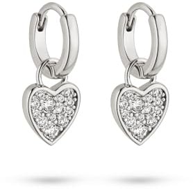 s.Oliver Damen Schmuck – Herz Ohrstecker & Creolen aus 925 Silber mit Steinen & feinen Details – Elegant & Zeitlos – Perfekte Geschenkidee