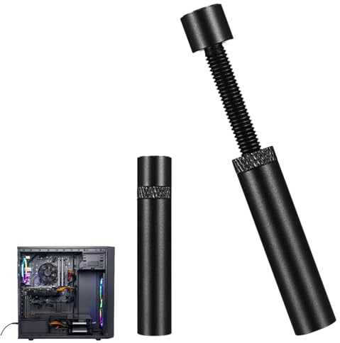 Grafikkarten Halterung,GPU Halterung,Aluminium Grafikkarten Halter,GPU Support Bracket,Grafikkartenhalter Stand,Höhenverstellbare Anti-Sag-Stütze,Schwarz Grafikkartenbasis mit Magnet Rutschfestem