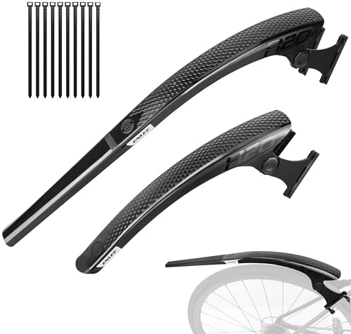 ZUKKA Fahrrad Schutzblech Set 28 Zoll, für vorne und hinten, Zweiteilige Universal-Schutzbleche für Fahrräder mit Reifen der Größe 700 x 25C–50C, geeignet für Rennräder, Gravelbikes und Citybikes