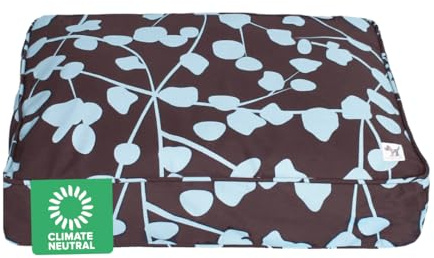 Molly Mutt Huge Dog Bed Cover - Your Hand in Mine Print - Measures 36”x45”x5’’ - 100% Cotton - Durable - Breathable - Sustainable - Machine Washable Dog Bed Cover
