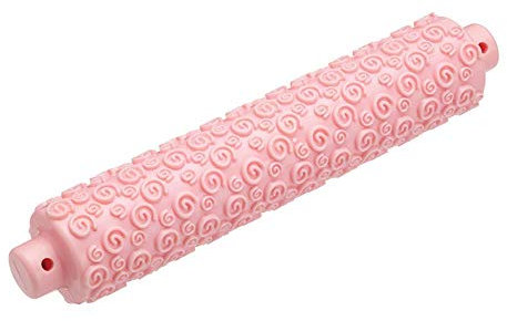 KitchenCraft KCRPPAT Rouleau à pâtisserie Sweetly Does It 27cm en Plastique Rose, Plastique, Rose, 9 x 12 x 16 cm