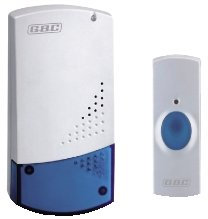 Campanello Wireless con Pulsante IP44 E Ricevitore Plug-in 230VCA