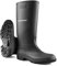 Unisex Wellingtons Boots Ladies Women Mens Wellies Fully Waterproof Snow Rain Muck Outdoor Mud Shoes Welly (Black, 9)