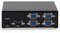 Waytex 29224 Distributeur Répartiteur VGA 4 Ecrans 500MHz, Splitter 4 ports VGA femelle, 1 PC vers 4 Moniteurs, distance jusqu’à 65m - Résolution 2048 x 1536