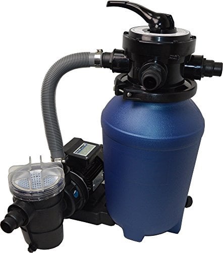 SPIRATO Splash 250 - Filtro de Arena con Bomba (250 W), Color Azul y Negro