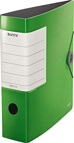 Leitz Qualitäts-Ordner 180° Solid A4 für ca. 500 Blatt (hellgrün, 5er Spar-Pack)